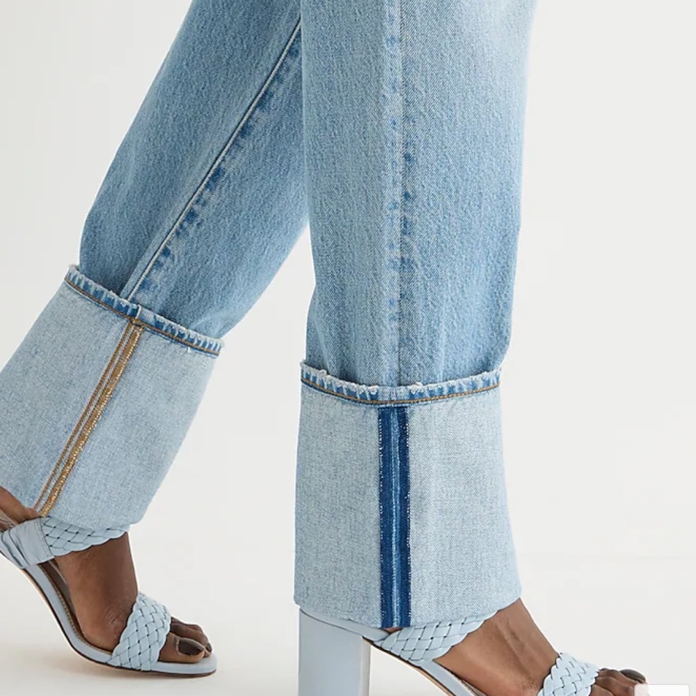 J. Crew Cuffed Slouchy Boyfriend Jeans - Picture 5 of 11